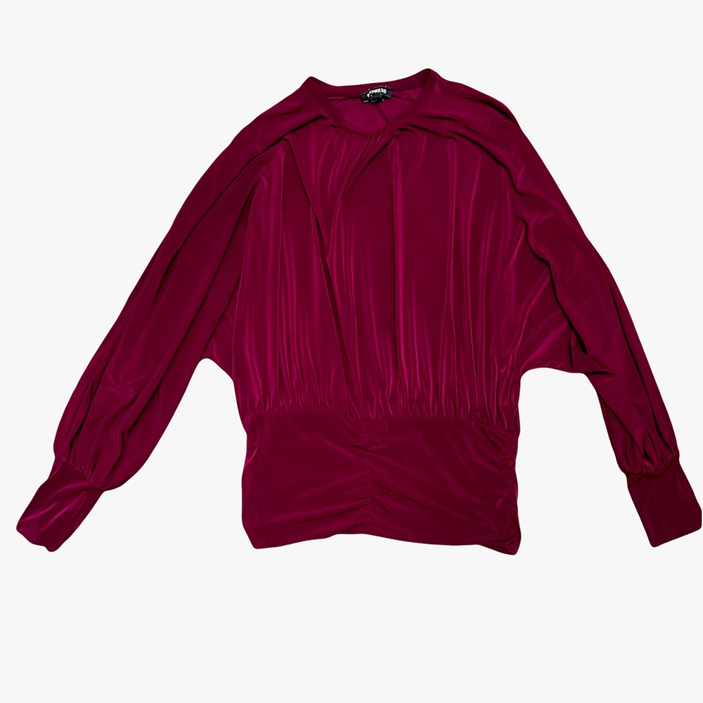 Express size Small Burgundy top